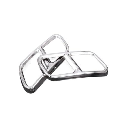 Cubre el desgaste del escape trasero con esta cubierta decorativa plata de ajuste preciso 5