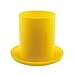 JCBIZ 12pcs Plastic Reinforced Protective Cap Yellow Safety Mushroom Survey Rebar Cap for Diameter 10-25mm Reinforcement