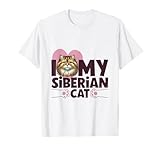 J'aime mon chat sibérien T-Shirt