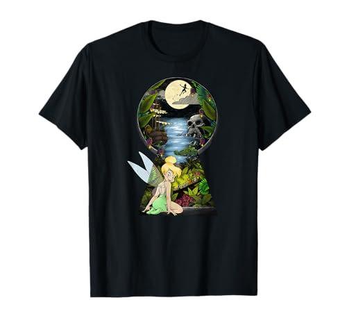 Disney Peter Pan Tinkerbell Keyhole Graphic T-Shirt T-Shirt
