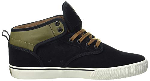 Image of Globe Men's Motley Mid Skate Shoe, Black /Turtle Green, 10.5 M US