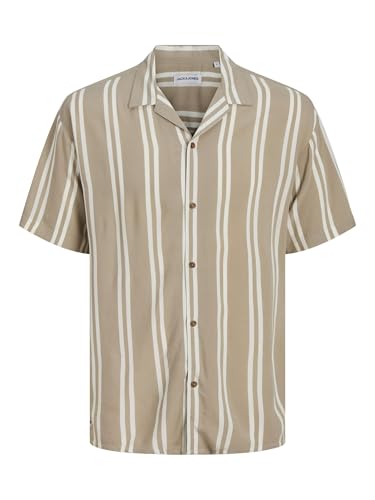 Vêtements Jack & Jones JJEJEFF STRIPE RESORT SHIRT SS SN pour Accessoires - vue 2