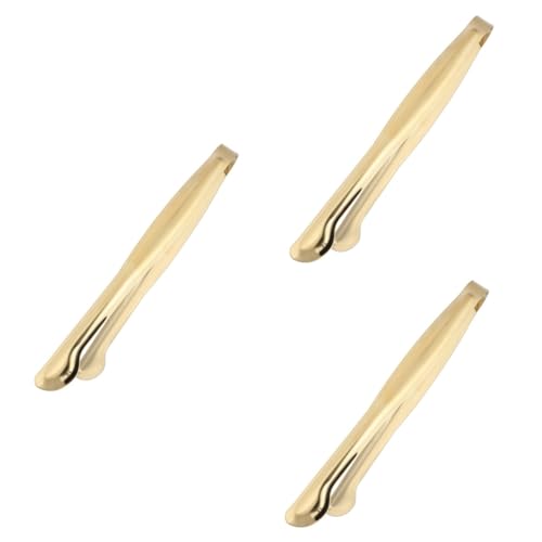 Garneck 12 Pièces pinces alimentaires en acier inoxydable pince à sucre mini-alimentaire stainless steel inoxlm pince à nourriture pince à glaçons miniature pince à clip alimentaire