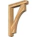 Ekena Millwork BKT0604X30X42WTL04RWR Westlake Craftsman Rough Sawn Bracket w/Offset Brace, Western Red Cedar