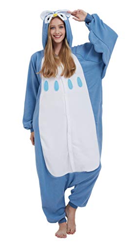Pyjama Licorne Kigurumi Adulte Animal Cosplay Costume Sleepwear Combinaison Jumpsuit,M,Hibou 2