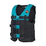 MESLE Schwimmweste H210, 2XS-4XL, Schwimmhilfe für Erwachsene & Kinder, Leichte 50N Auftriebsweste Herren & Damen, Prallschutzweste für Jetski, SUP, Wasserski, Kajak, Wakeboard