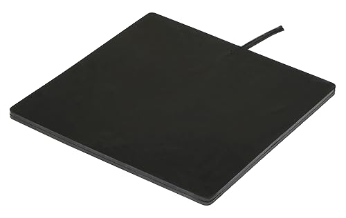 Kerbl Gummi-Heizplatte 24x24x0,7 cm (für Kleintiere und Geflügeltränke, 24 V, robust und witterungsbeständig, Kabellänge 2 m) 70239, 1 Stück (1er Pack)