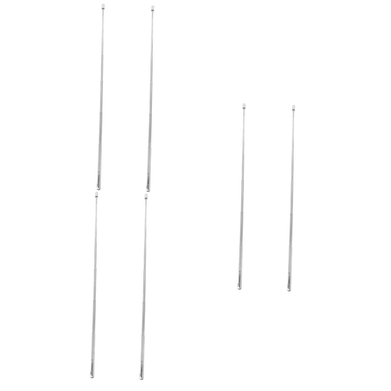 NOLITOY 3sets Telescoping Pointer by Stainless Steel Eye Testing Pointer Lightweight for Hospital Use for Visually Impaired 2pcs*3