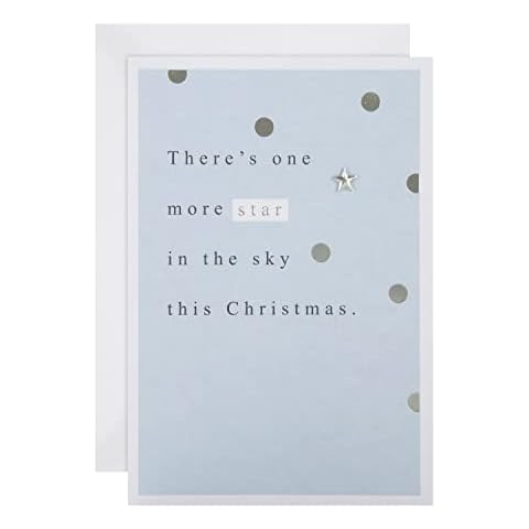 Hallmark Christmas Sympathy Card - Multicoloured Cover