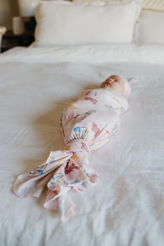 Image of Copper Pearl Swaddle Blankets for Newborns | Soft Stretchy Receiving Blankets for Boys and Girls | Large 46 x 46 Inch Baby Blankets | Lightweight and Breathable Swaddles | Wonder Woman