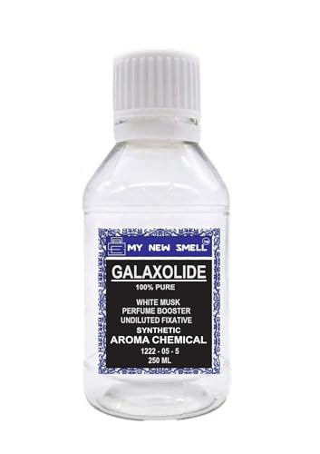 My New Smell GALAXOLIDE 100% pure Perfume Fixative Booster for all fragrance oils – 250 ml