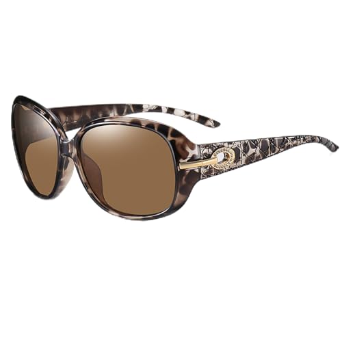 Polarized Retro Sunglasses Women Trendy Rectangle Elegant Sun Glasses UV Protection Big Shades