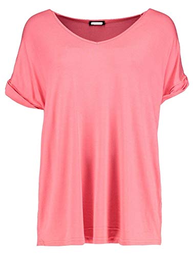 Maglietta da donna larga e morbida a maniche