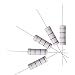 uxcell 10Pcs 2.7K Ohm Resistor, 5W 5% Tolerance Metal Oxide Film Resistors, Axial Lead, Flame Proof for DIY Electronic Projects and Experiments