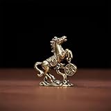 Coffee Table Decor,5x5.4cm Vintage Brass Solid Monkey Riding Horse Home Decor Miniature Figurines Lucky Zodiac Animal Ornament Style D
