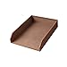 Skrzynka do przechowywania Podajnik Plik Biuro Europejski Retro Krajobraz A4 Szuflada papieru Desktop Stojak wykończeniowy (Color : Coffee color)
