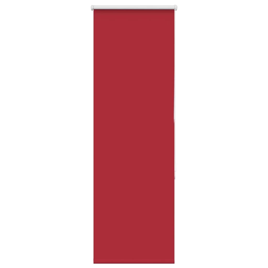vidaXL Roller Blind Blackout Red 60x130 cm Fabric Width 55.7 cm Polyester, day and night blind, kitchen blind, blackout roller shade, blackout blind — image 1