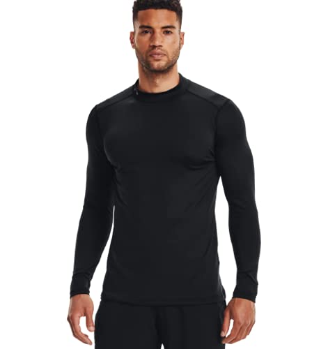 Under Armour Fitted ColdGear Mock Men’s Long Sleeve Shirt (X-Large) Black