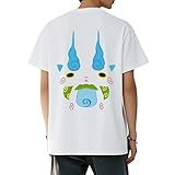 [BAKYAR] Tシャツ コマさん 妖怪ウォッチ 半袖 クルーネック トップス メンズ レディース バックプリント インナーシャツ 柔らかい ユニセックス