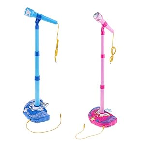 Sharplace 2-delige karaoke machine voor kinderen, muziekspeelgoed, speelset met microfoon en verstelbare standaard voor…