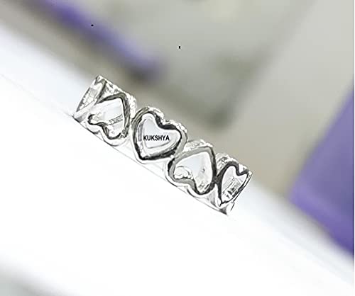 925 Sterling Silver HEART Toe Ring (Bichhiya) - JEWELLERS Exclusive