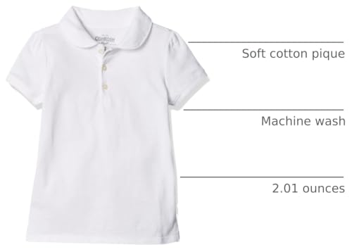 Image of OshKosh B'Gosh Girls' Short-Sleeve Uniform Polo