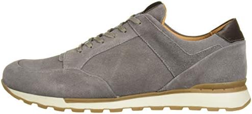 Brothers United Men's Leather Made in Brazil Fashion Trainer Sneaker, Navy Grainy, 7 | Image 7