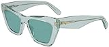 Material duradero SALVATORE FERRAGAMO Ferragamo Suns Model SF929S Color 310 Grid Value 5517310, Multicolor, One Size Unisex Adulto