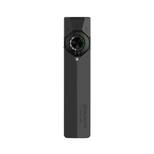 OLIGHT ArkPro Ultra EDC Torche Plate avec Lumière Verte, UV et Blanche, 1700 LM, Portable, Lampe Rechargeable avec Faisceaux Spot et...