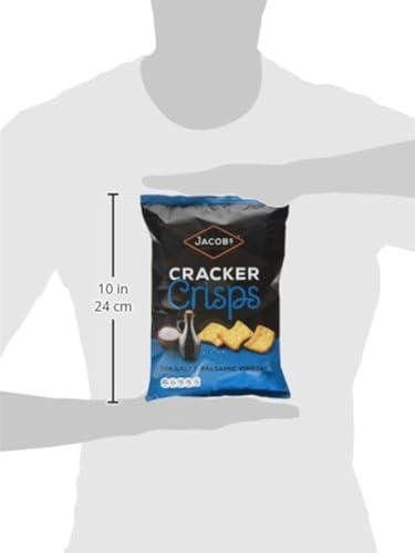 JACOB'S Cracker Crisps Salt and Balsamic Sharing Bag, 150 g (Pack of 1)