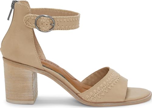 Image of Lucky Brand Shivona Stitched Heeled Sandal