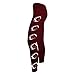 Lastesso Womens Fall Fashion 2023 High Waist Legging for Women Football Print Shiny Gym Yoga Pants Hidden Scrunch Butt Lift Pants Labor Day Weekend Clearance Items Wine XL