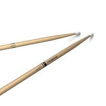 American Hickory is the most popular wood choice for drumsticks due to its resilience, responsiveness, durability, and classic feel. The thin, 7A diameter drumstick is ideal for kids and beginners. The ProMark Classic oval nylon tip provides a bright...
