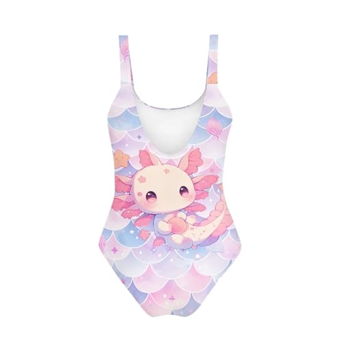 Image of Girls One Piece Swimsuit Beach Sport Athletic Bathing Suits Quick Dry Summer Hawaiian Swimwear for Teens Size 7-20