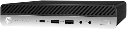 HP EliteDesk 800 G4 PC Mini ordinateur de bureau Intel i5 Ram DDR4 SSD 240 Go Windows 11 Pro + Office 2021 - vue 3
