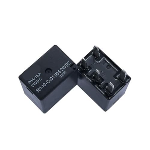 Relé 301-1C-C-D1-U05-24VDC de 5 pines para control de automoción 35A