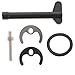 Veemoon 1 Set Faucet Installation Tools Kitchen Accessory Faucet Accessories Faucet Fastener Nut Tool Kitchen Faucet Horseshoe Kitchen Faucet Antiloosing Nut Faucet Fastening Circlip