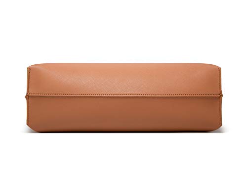 Image of Dreubea Women's Soft Faux Leather Tote Shoulder Bag from, Big Capacity Tassel Handbag
