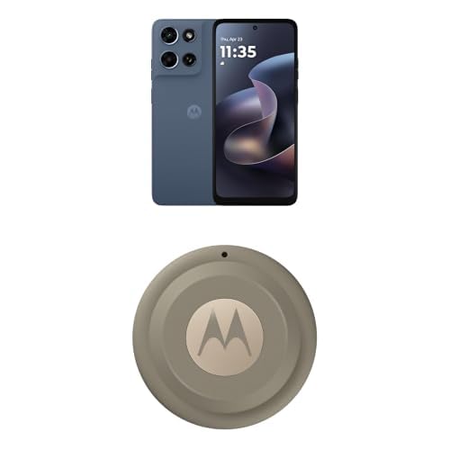 Image of Motorola Moto g - 2026 Unlocked 4 /128GB 50MP Camera Pantone Slipstream Phone + Moto Tag 2 (1-Pack) Bundle