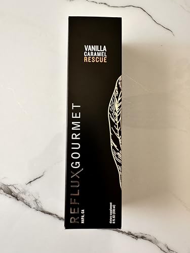 REFLUX GOURMET Vanilla Caramel Rescue – Alginate Complex – Digestive Support Formula, Made with Natural Ingredients – 8 Fl. Oz