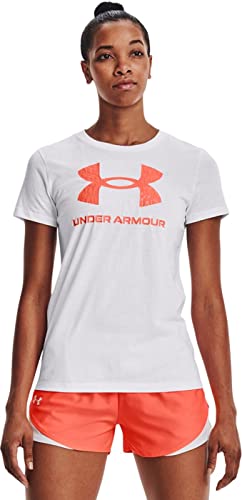 Under Armour Damen Ua Sportstyle Grafik Kurzarm Weiß/Orange L Cover