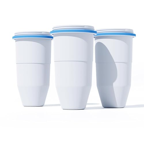 Waterdrop Water Filters, Reduce TDS, Compatible with Waterdrop WD-PT-08B Pitcher, NSF/ANSI 372 Certified, Reduce Chlorine, and More (Pack of 3)