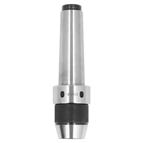 Portabrocas sin Llave Autoajustable, Taladro sin Llave Autoajustable MT5 APU16 Ajustable 3 Mordazas Amplio Rango de Sujeción para Máquinas CNC y Portabrocas