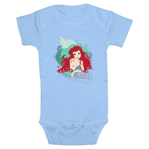 Disney Ariel Shell leotardoBebé, Azul/claro, 24 Meses
