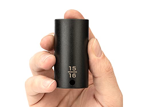 Image of TEKTON 3 /8 Inch Drive x 15 /16 Inch Deep 6-Point Impact Socket | SID13024