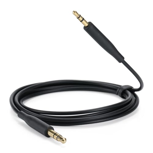 Cypher.V Replacement Aux Cable Cord Wire 3.5mm to 2.5mm for Bose NC700 QuietComfort QC25 QC35 QC35II QC45 Headphones (No Mic) (Black)