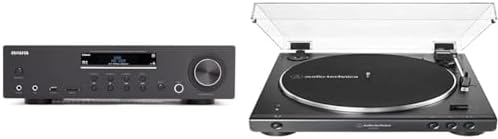 Aiwa AMU-120BTBK: Amplificador, Receptor AV, con Bluetooth 5.0, 1...