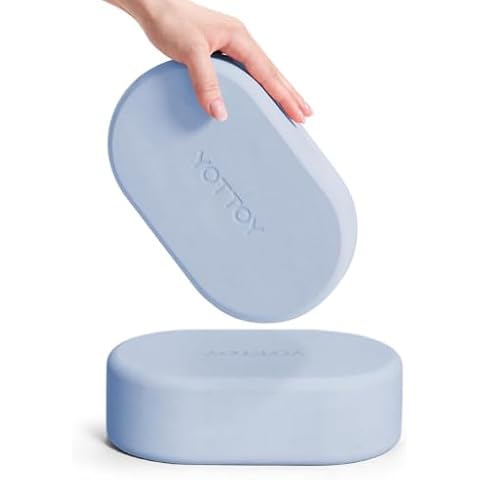 YOTTOY Extra Large EVA Yoga Blocks 2 Pack - 10" x 6" x 3" - Perfect for Deepening Poses and Enhancing Flexibility - Lightweight and Easy to Carry with 2 Blocks Included Cover