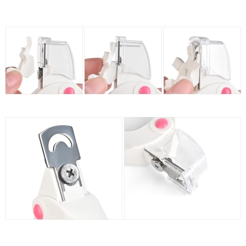 Cortaúñas ajustable para uñas acrílicas acero inoxidable miniatura 3