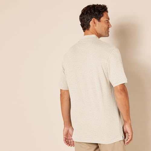 Image of Amazon Essentials Men's Regular-Fit Short Sleeve Cotton Pique Polo Shirt (Available in Big & Tall)